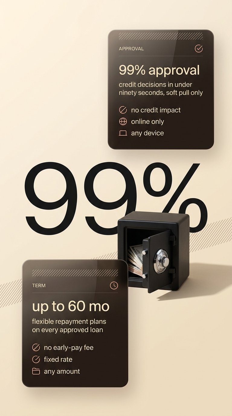Modern Mini Safe with Cash