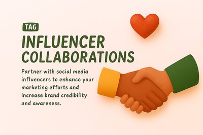 Promotional Graphic on Influencer Collaborations