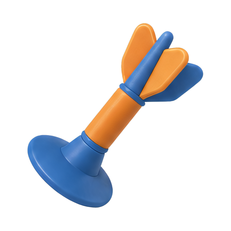 colorful suction cup dart toy