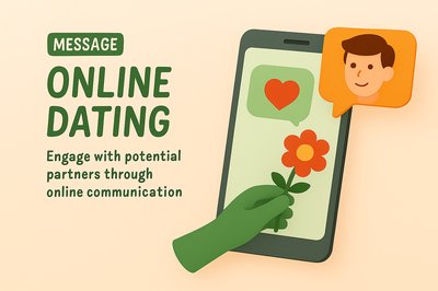 Illustrative Graphic for Online Dating Engagement