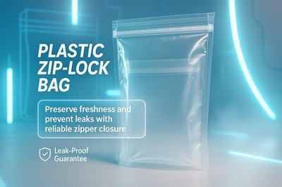 Transparent Plastic Zip-Lock Bag with Guarantee
