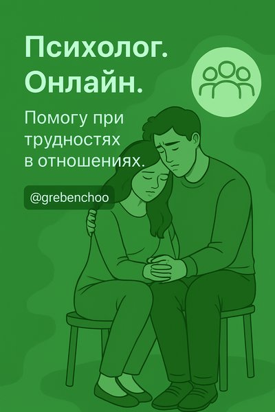 Online Psychology Support Illustration for Relationships