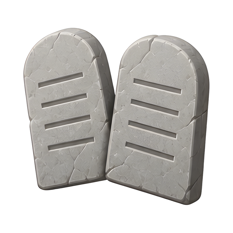 Twin stone rule tablets