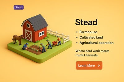 Vibrant 3D Scene of Small Figures in Agricultural Setting