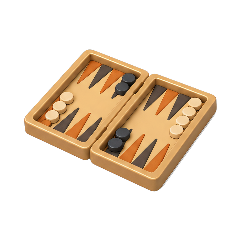 classic backgammon board game