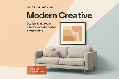 Stylish Modern Living Room Design with Creative Elements