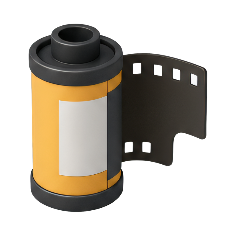 vintage film roll canister