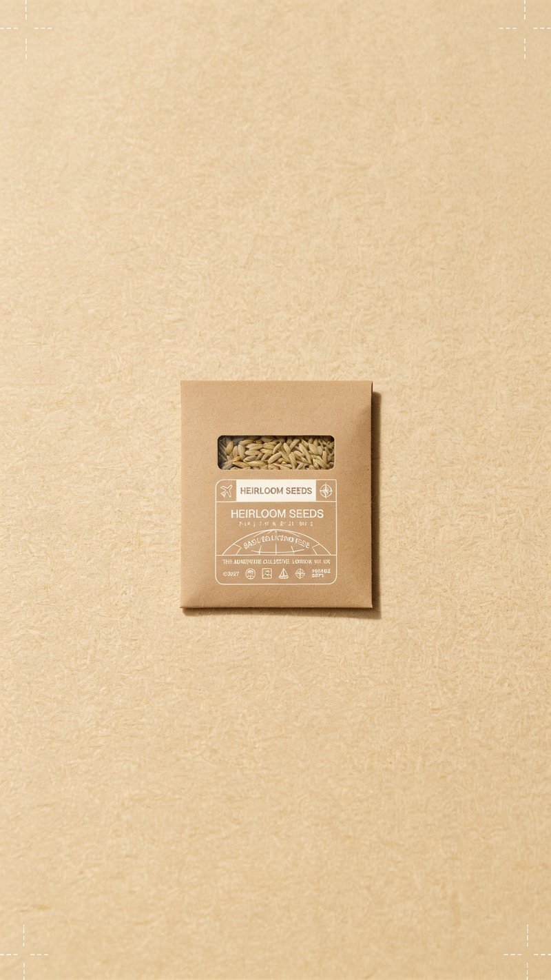 vintage seed packet design