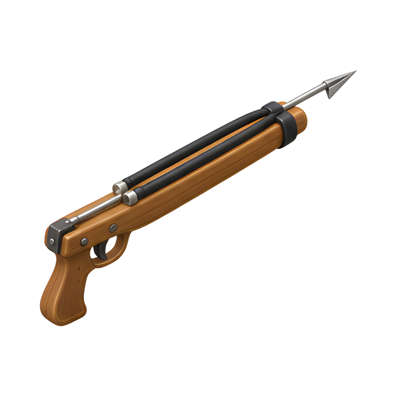 Handcrafted wooden speargun