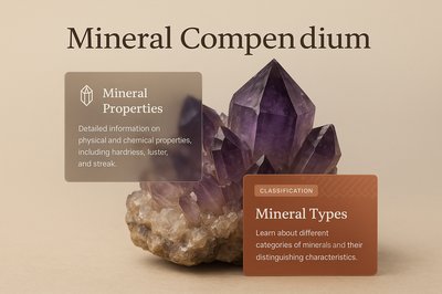 Mineral Compendium: Properties and Classification Overview