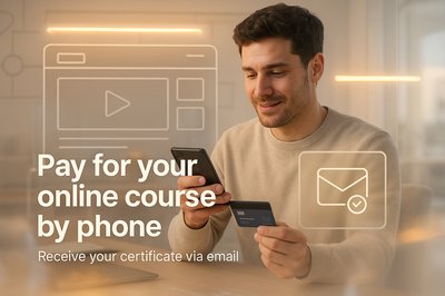Promotional Image for Online Course Payment Options