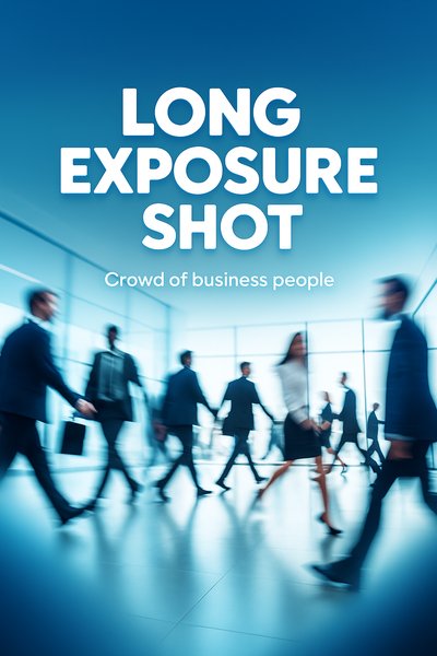 Dynamic Movement in Office Lobby with Business Crowd