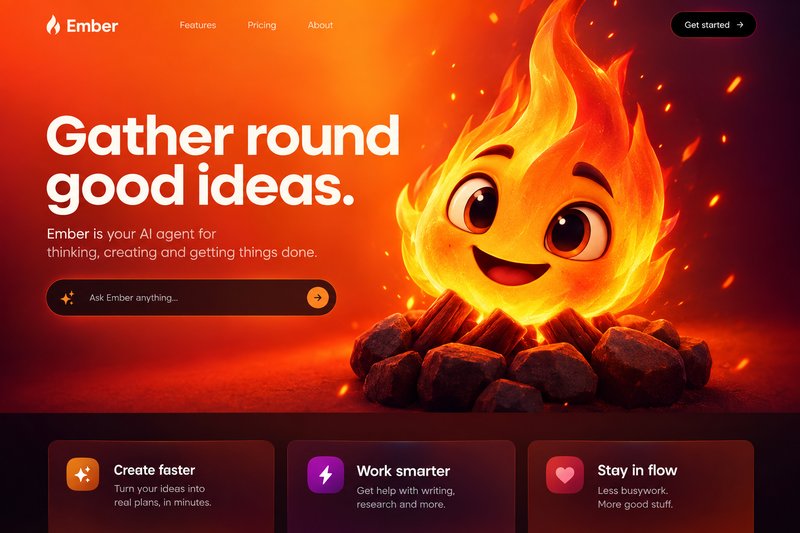 Engaging AI Landing Page Design