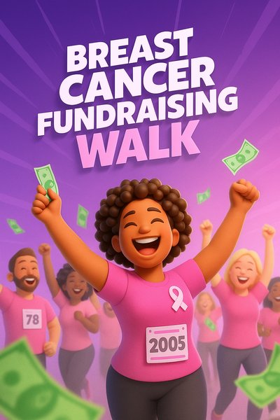 Joyful Fundraising Walk for Breast Cancer Awareness