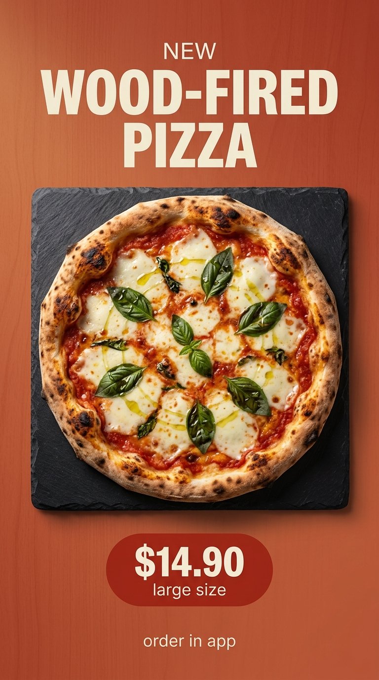 Freshly Baked Margherita Pizza