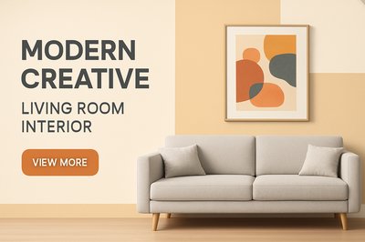 Modern and Creative Living Room Interior Design Ideas