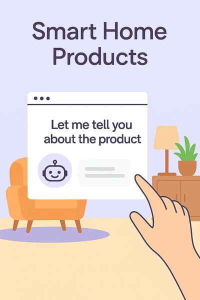 Illustration of Smart Home Products Interaction