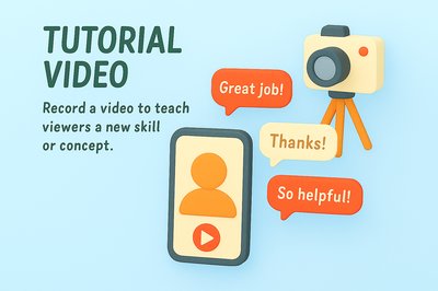 3D Illustration for Educational Video Tutorials