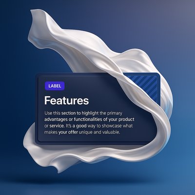 Dynamic White Silk Fabric with Feature Block
