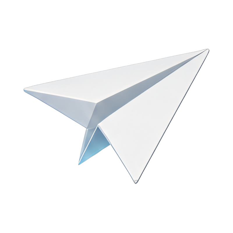 paper plane in motion