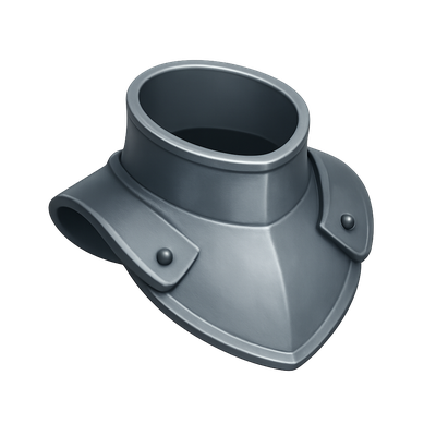 Stylized 3D Armor Icon for Gaming Applications