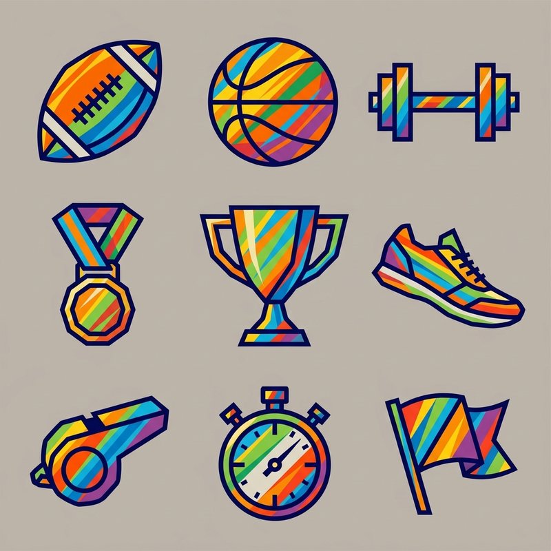 colorful stripe pattern