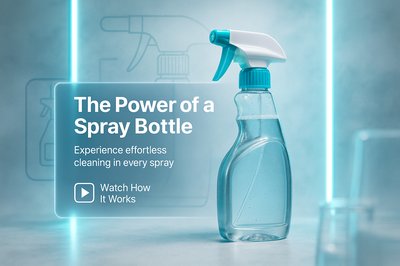 Promotional Image for Spray Bottle with Modern Design