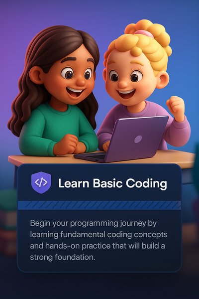 Young Girls Engaged in Coding Class Learning Programming Skills