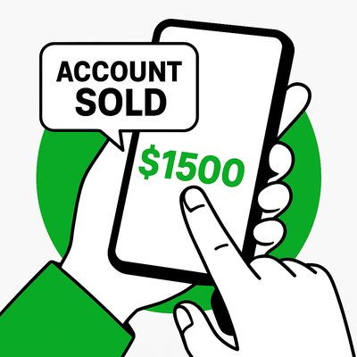 Illustration of a Mobile Transaction with Account Sale Notification