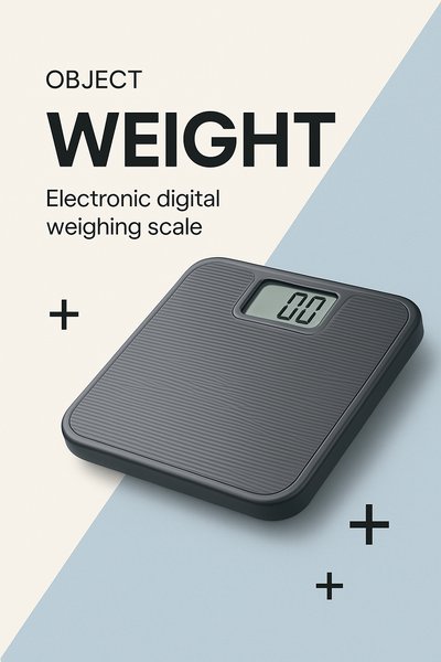 Modern Weighing Scale in Dynamic Office Setting