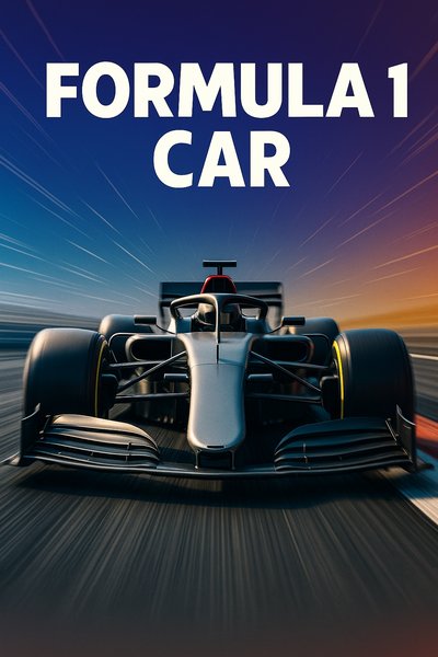 Dynamic Formula 1 Car Racing on the Track