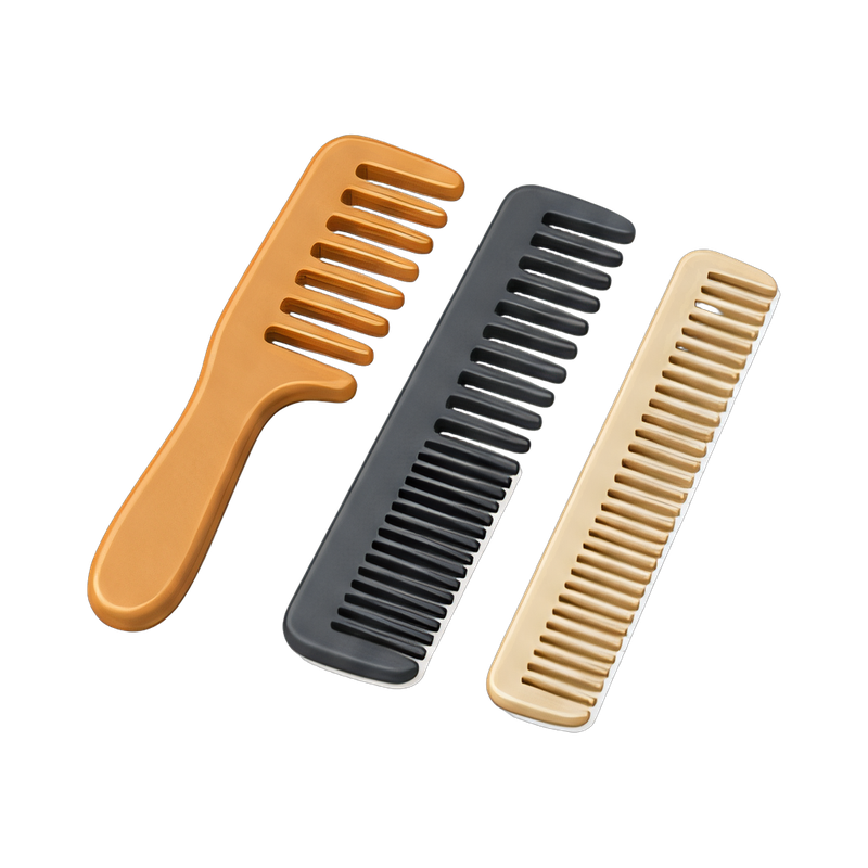 assorted comb set for styling