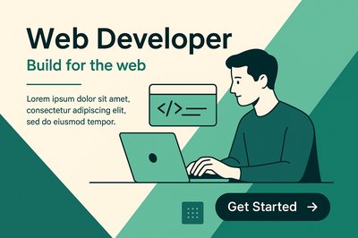 Layered Visual Structure for Web Developer Theme