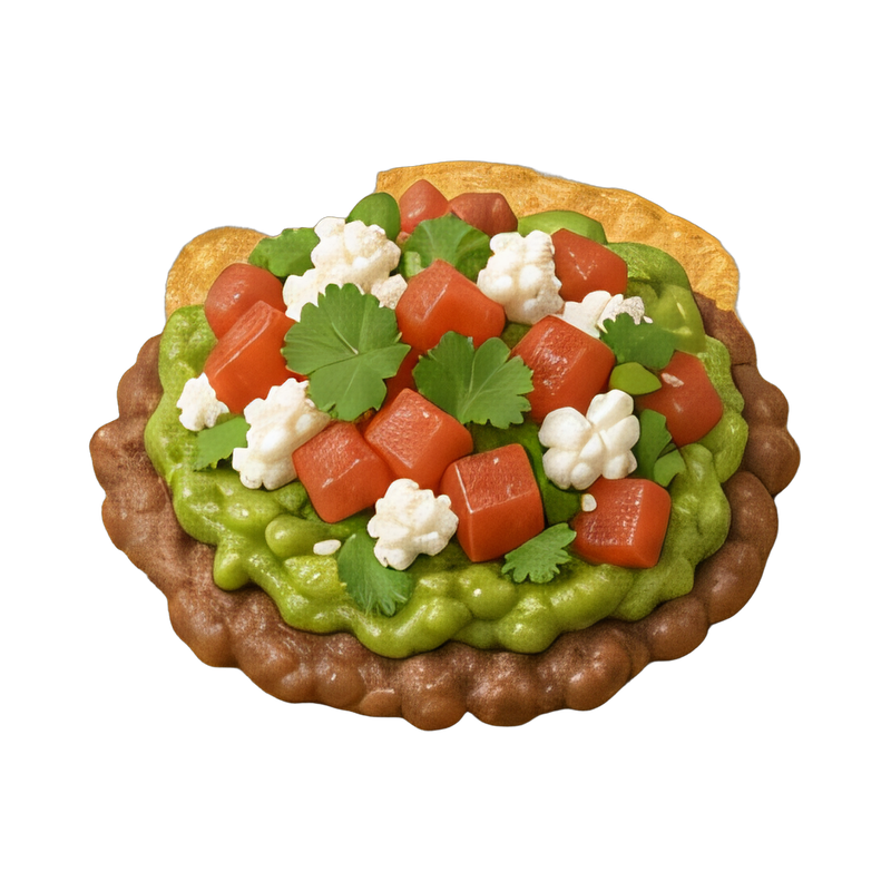 fresh spanish tostada with tomato