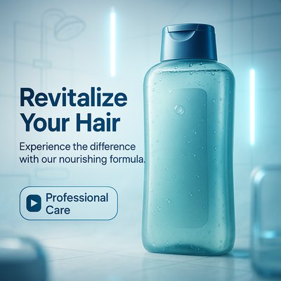 Promotional Shampoo Bottle with Modern Design