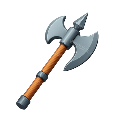 3D Halberdier Icon with Isometric View