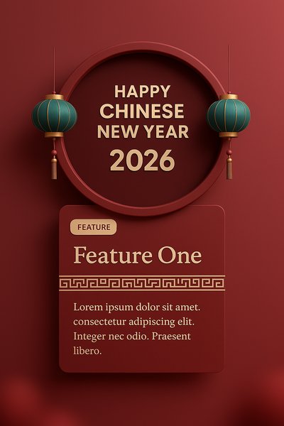 Celebrate the 2026 Chinese New Year with a Festive Banner