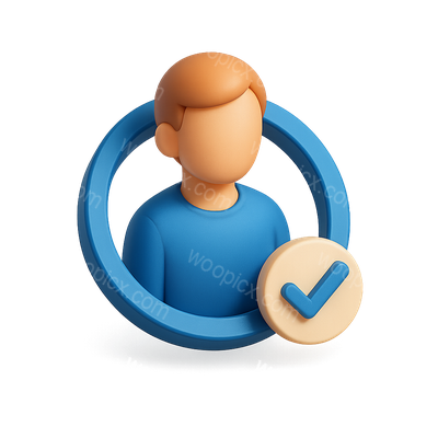 Stylish 3D Icon for Personal Brand Identity