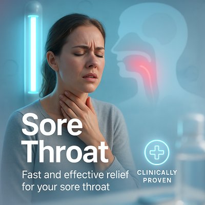 Health Promotion Image for Sore Throat Relief