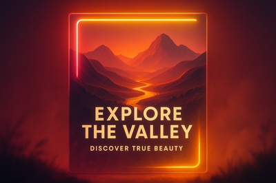 Neon Valley: Discover True Beauty in a Luminous Landscape