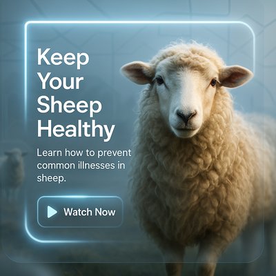 Informative Social Media Post about Sheep Health