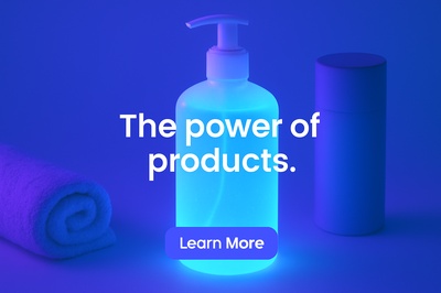 Fluorescent Shadow Atmosphere with Product Display