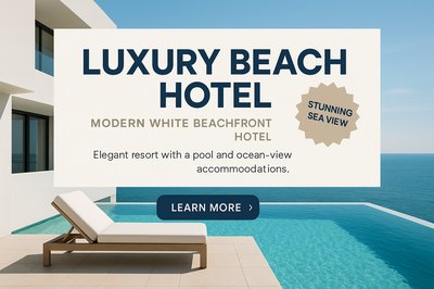Luxury Beach Hotel with Stunning Sea View and Pool
