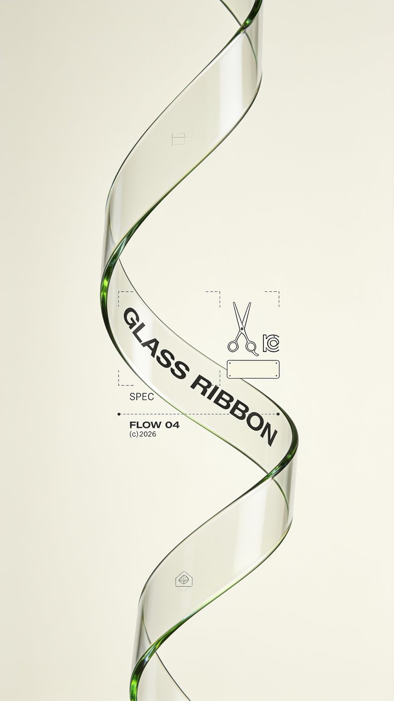 elegant ribbon design
