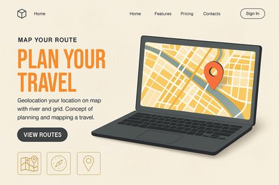 Landing Page Design for Shanghai Ballet with Map Feature