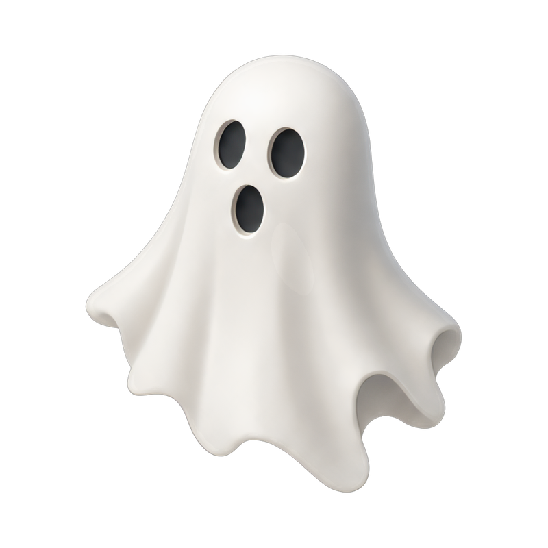 ethereal white ghost sheet