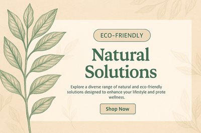 Eco-Friendly Natural Solutions for Wellness and Lifestyle