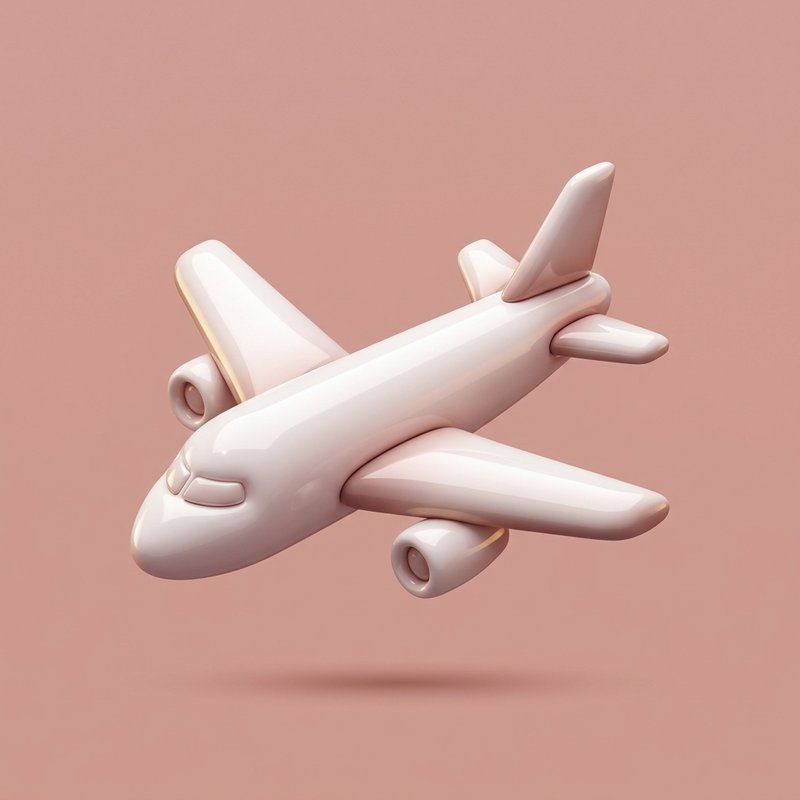 modern airplane in flight