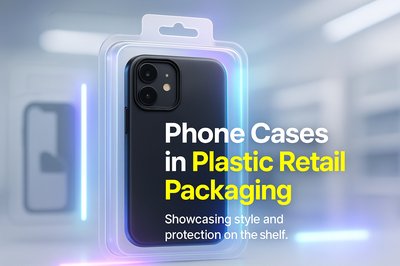 Product Display of Phone Cases in Retail Packaging