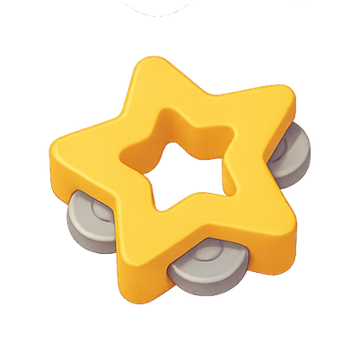 Colorful Star-Shaped Toy for Children